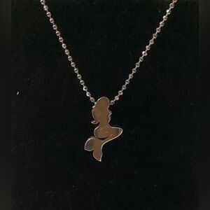 Alex Woo Sterling Silver Mermaid Pendant Necklace